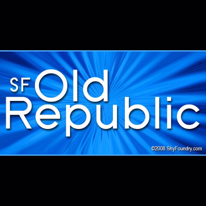 SF Old Republic Font poster