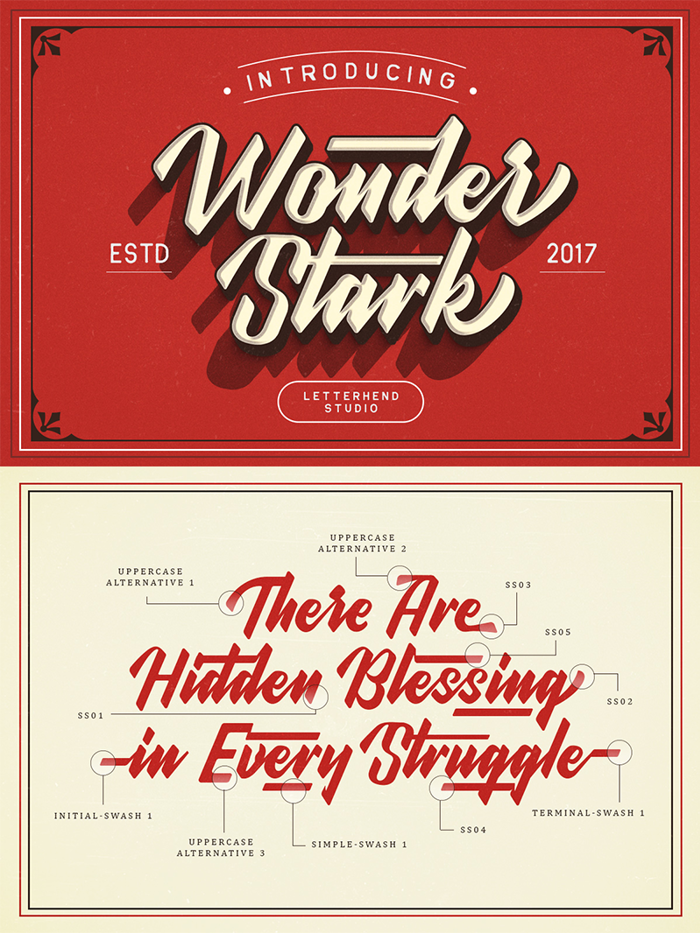 Wonder Stark DEMO Font poster