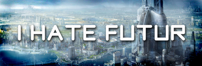 I hate futur Font poster