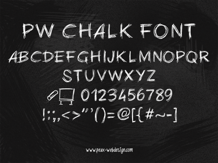 PWChalk Font