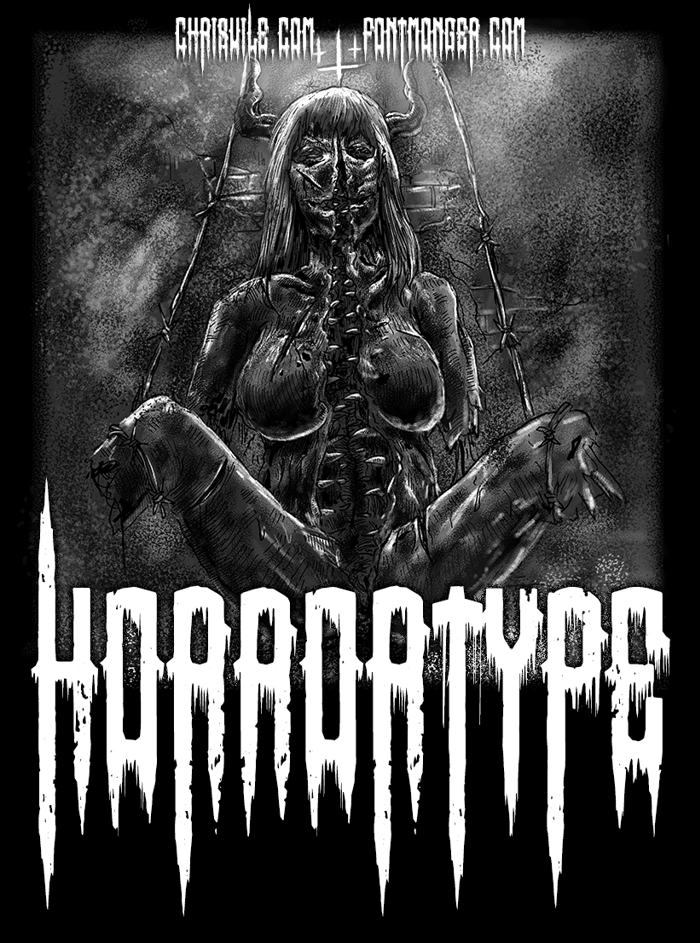 Horror Type Font poster