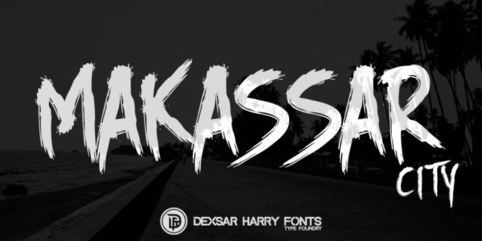 DHF Story Brush Font poster
