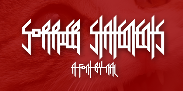 Sorrier Statements Font