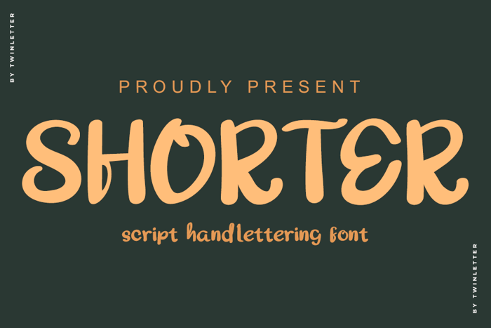 SHORTER Font poster