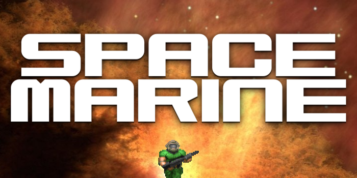 Space Marine Font poster