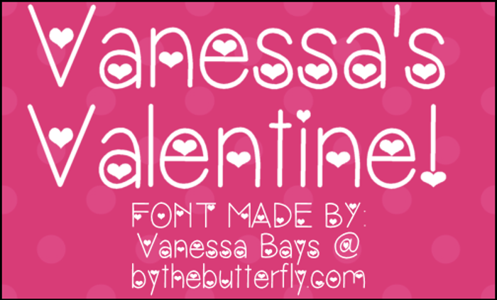 VanessasValentine Font