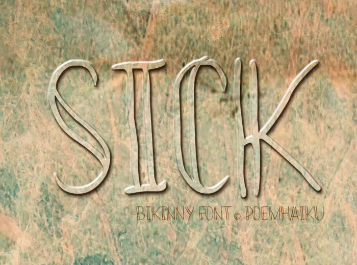 Bikinny Demo Font poster