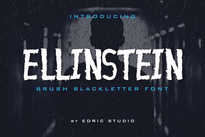 Ellinstein Font poster