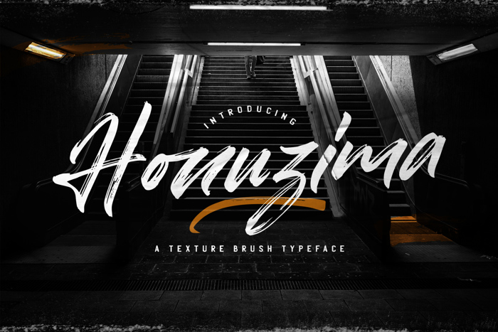 Honuzima Font poster
