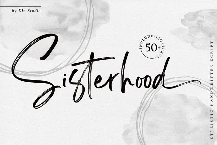 Sisterhood Font poster