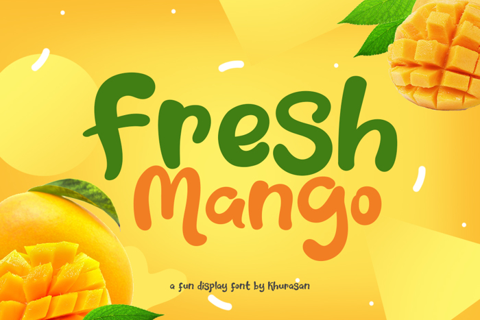 Fresh Mango Font poster