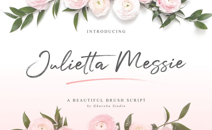 Julietta Messie Font poster