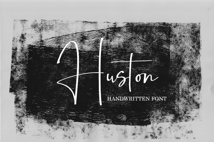 Huston Font poster