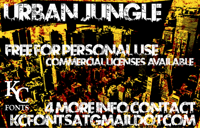 Urban Jungle Font