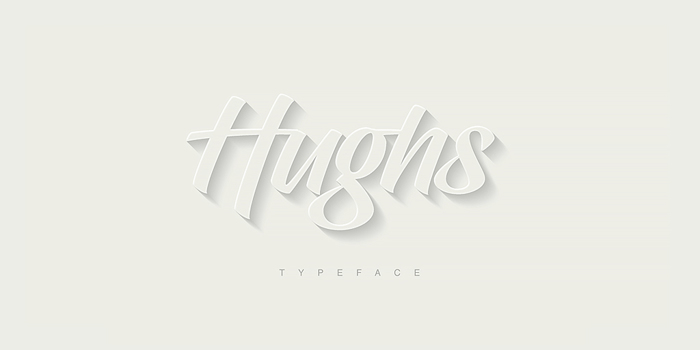 Hughs Font poster