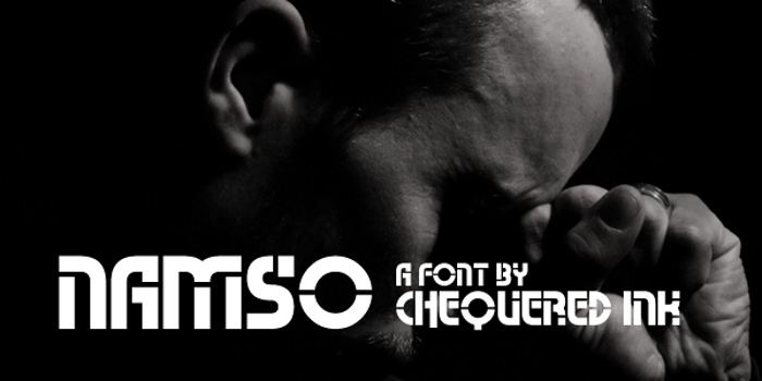 Namso Font poster