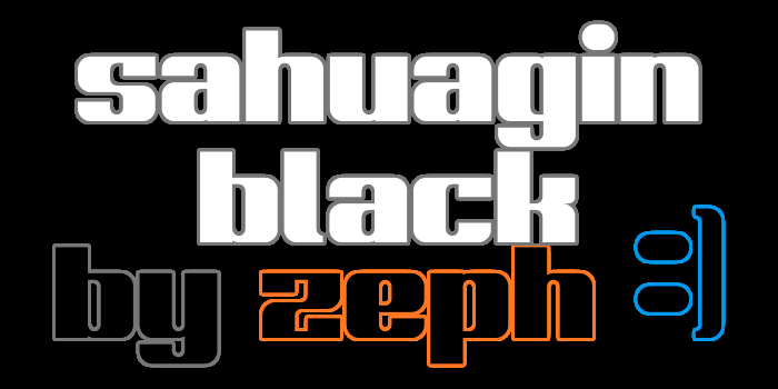 Sahuagin Font poster