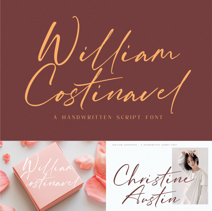 William Costinavel Font poster
