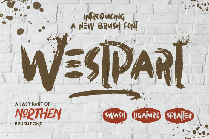 Westpart Font poster