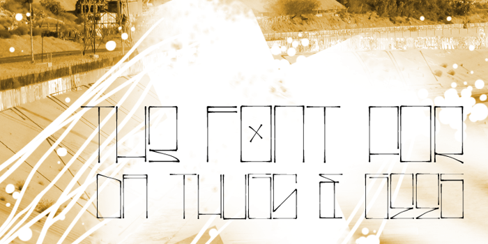 Suecos Locos Font poster