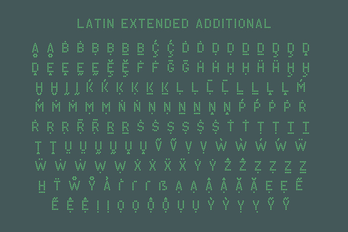 StreetDot Demo Font poster