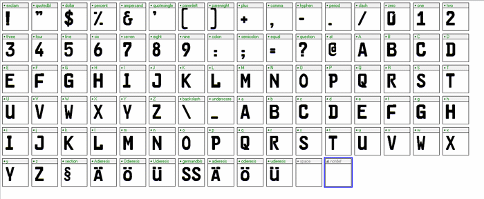 CAR-GO Font poster