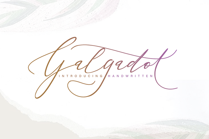 galgadot Font poster
