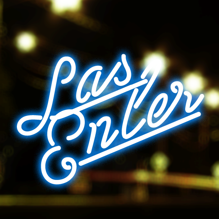Las Enter Font poster