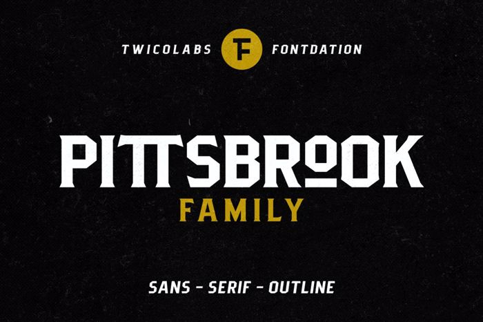 Pittsbrook Sans Font poster