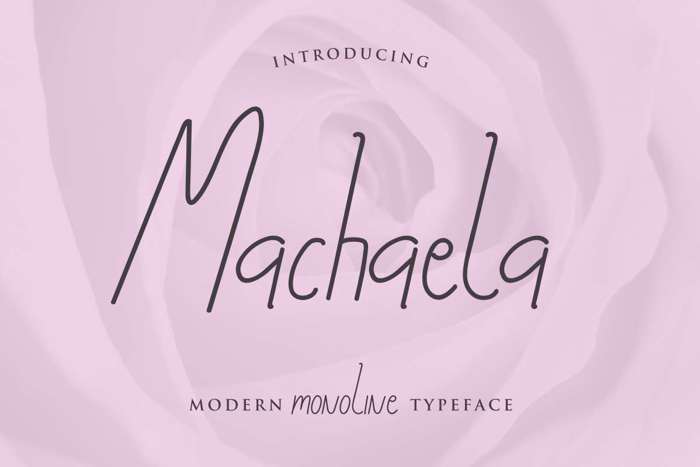 Machaela Font poster
