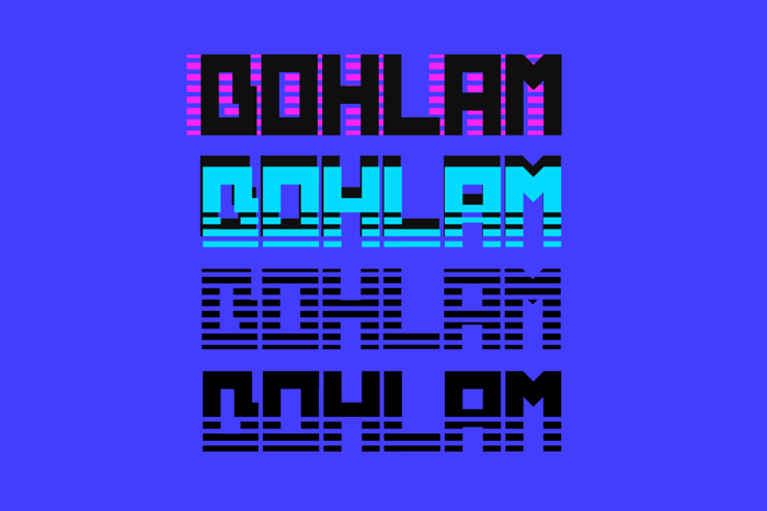 Bohlam Font poster