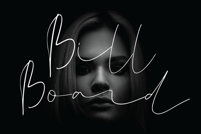 billboard Font poster