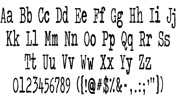 colour me purple Font poster