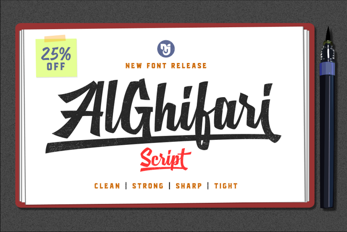 MJ AlGhifari Font poster