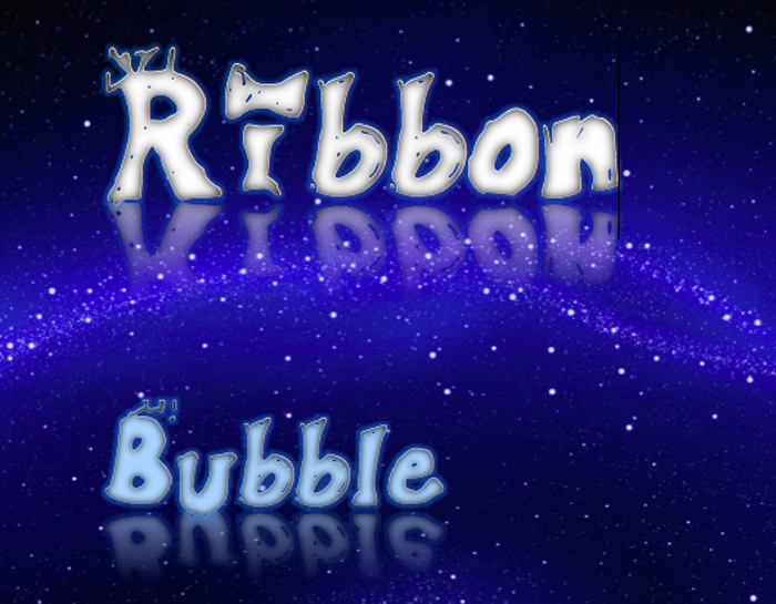 Ribbonbubble Font poster