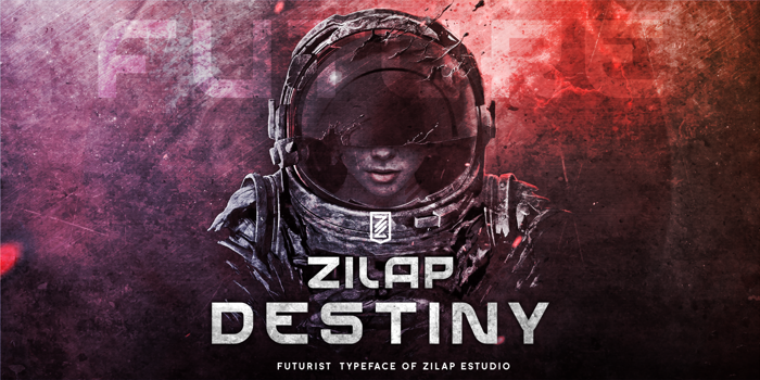 Zilap Destiny Font poster