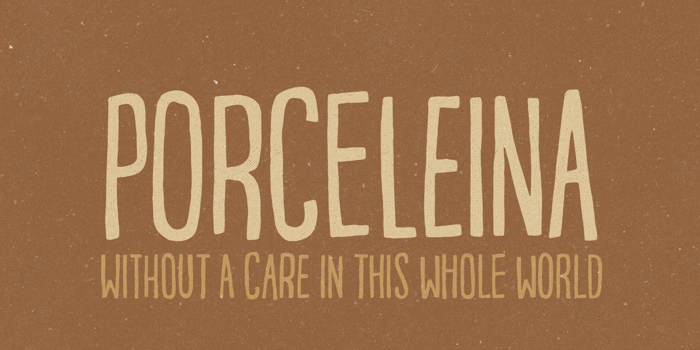 Porceleina DEMO Font poster