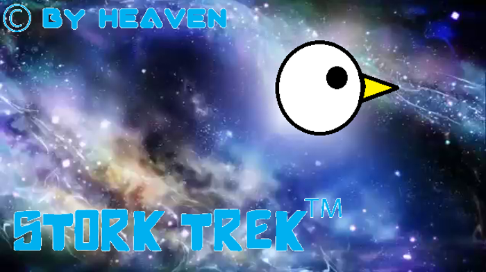 Stork Trek Font poster