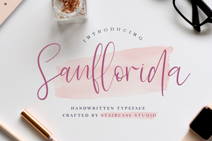 Sanflorida Font poster
