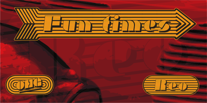 Reo Font poster