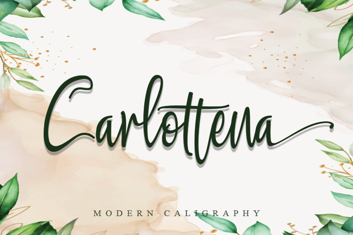 Carlottena Font poster