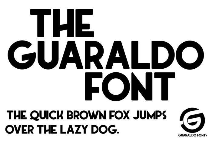 Guaraldo Font poster