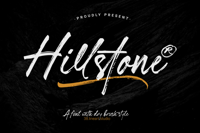 Hillstone Font poster
