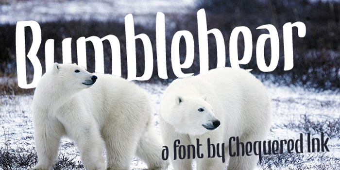 Bumblebear Font poster
