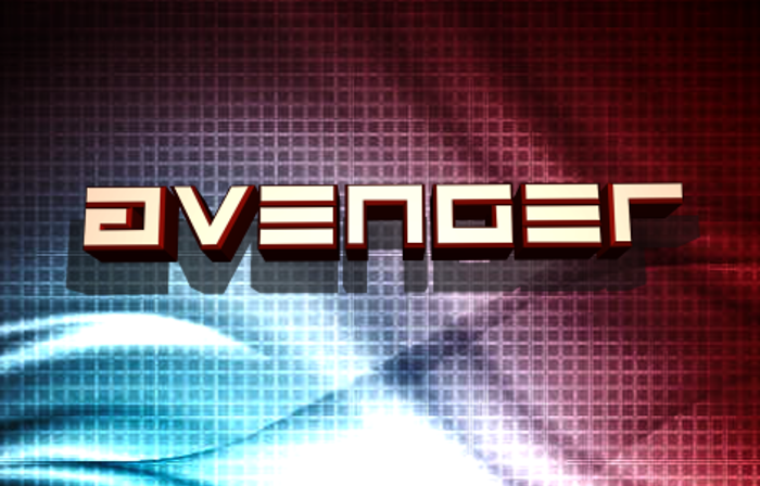 Avenger Font poster