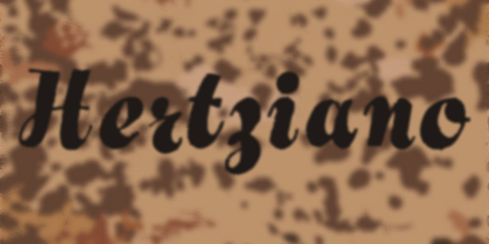 Hertziano Font poster