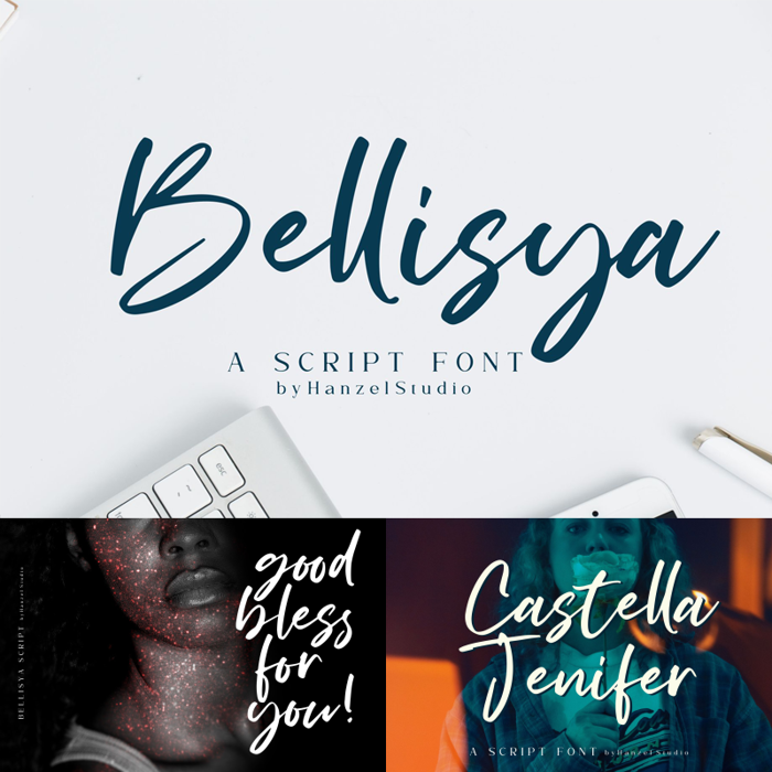 Bellisya Font poster