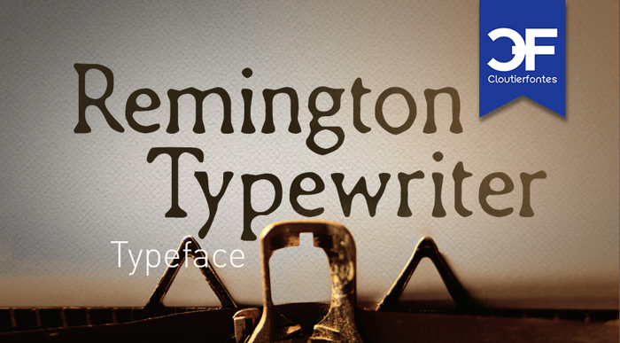 CF Remington Typewriter Font