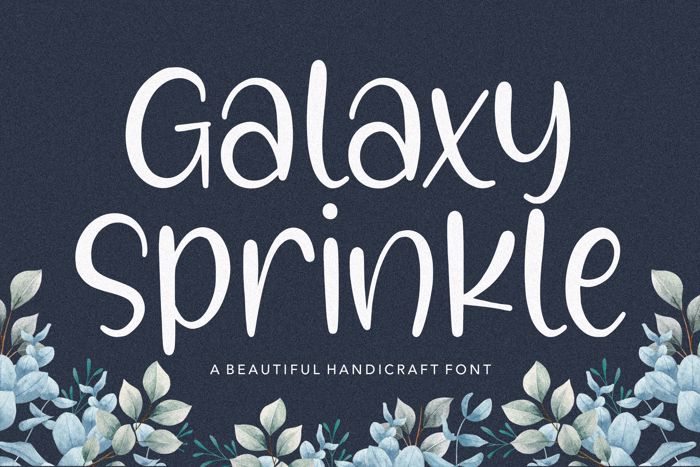 Galaxy Sprinkle Font poster