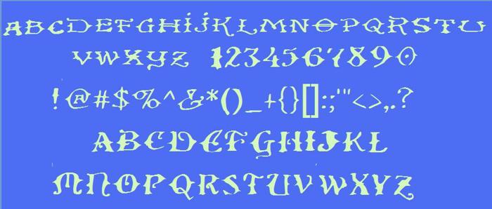 Ol' Wes' Rustik Font poster